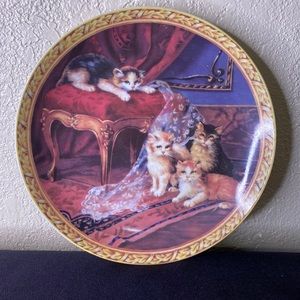 Regency Kittens Collections Plate ~ Baum Bros.
